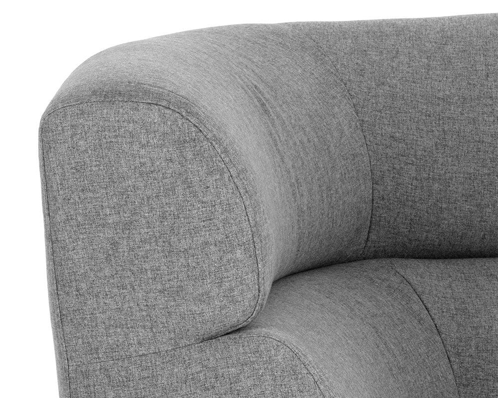 Cornell Modular - Corner Chair  Polo Club Kohl Grey