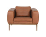 Burr Armchair - Behike Saddle Leather