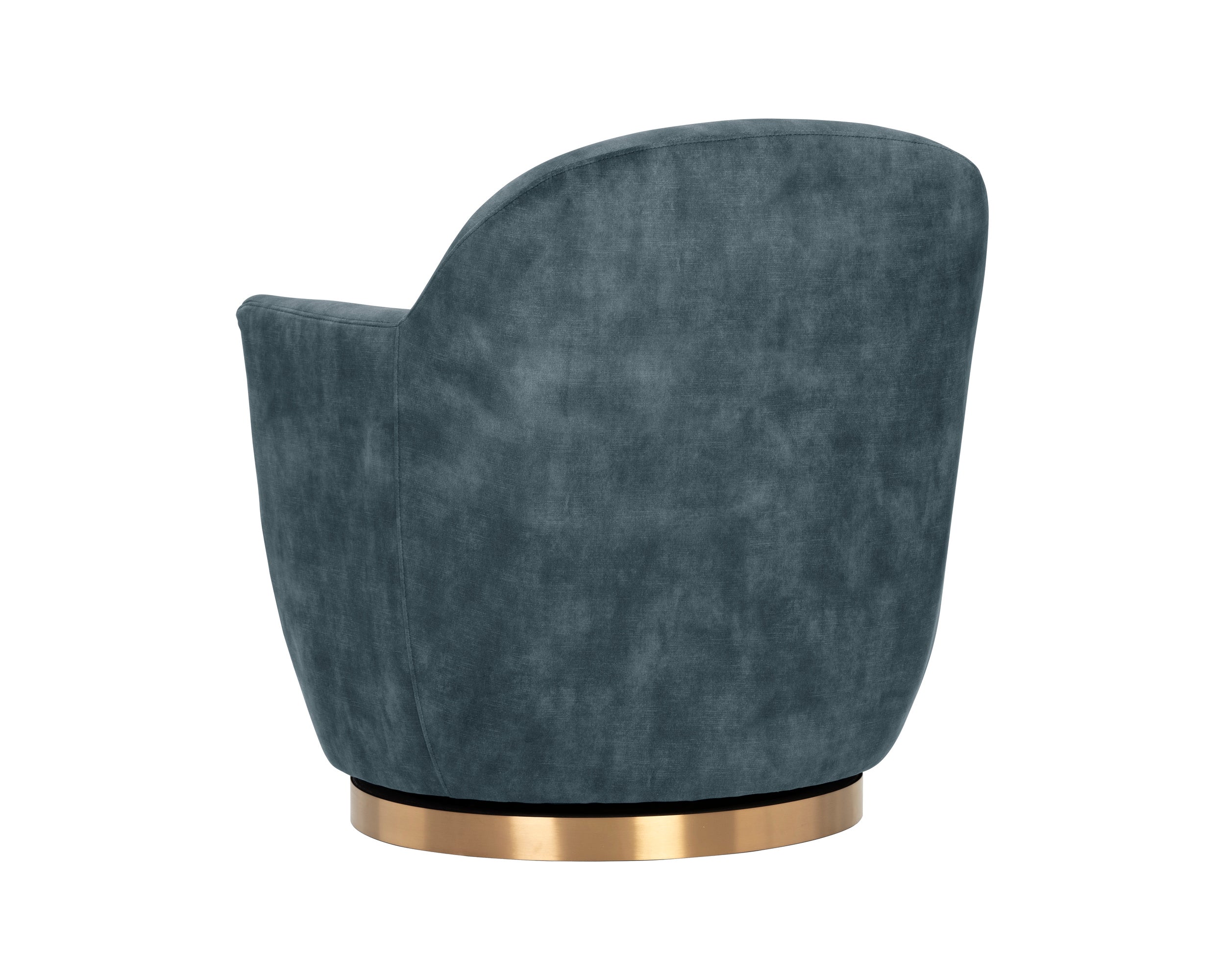 Casey Swivel Lounge Chair - Nono Petrol