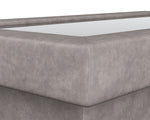 Azelia Coffee Table - Light Grey Leather