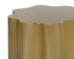 Dahlia End Table - Gold Ombre