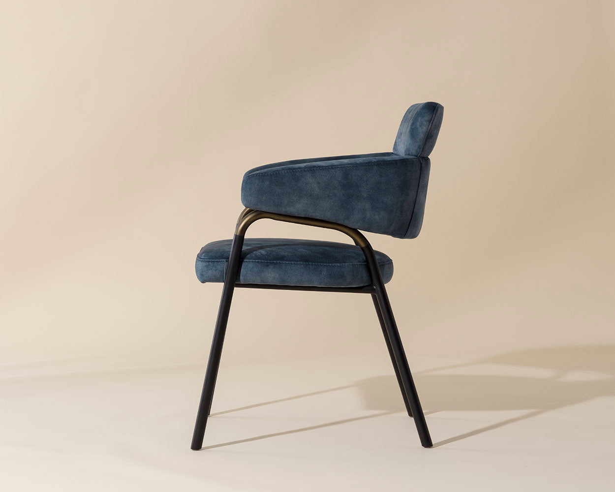 Sharqui Dining Armchair - Nono Petrol