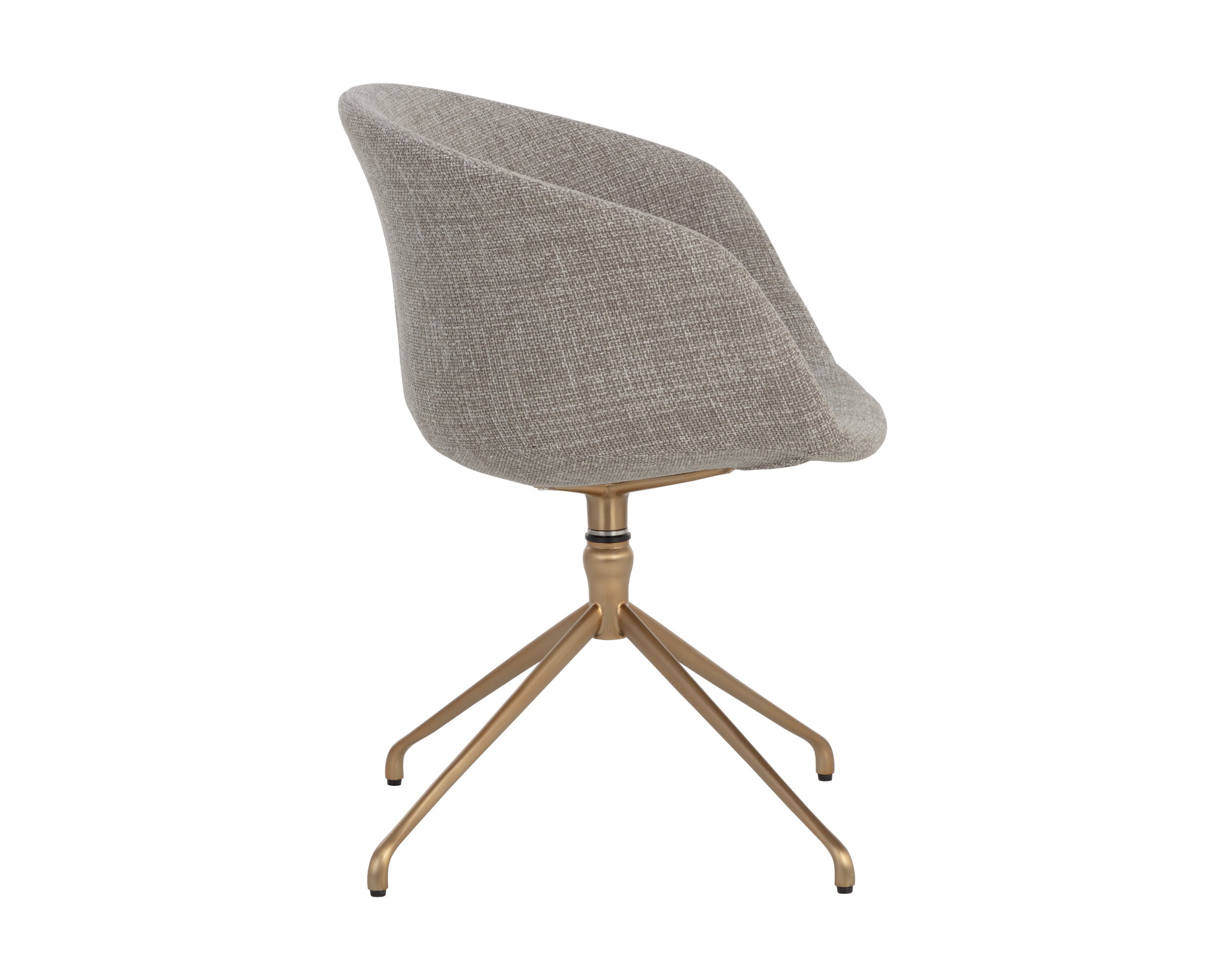 Dina Swivel Dining Armchair - Chacha Limestone