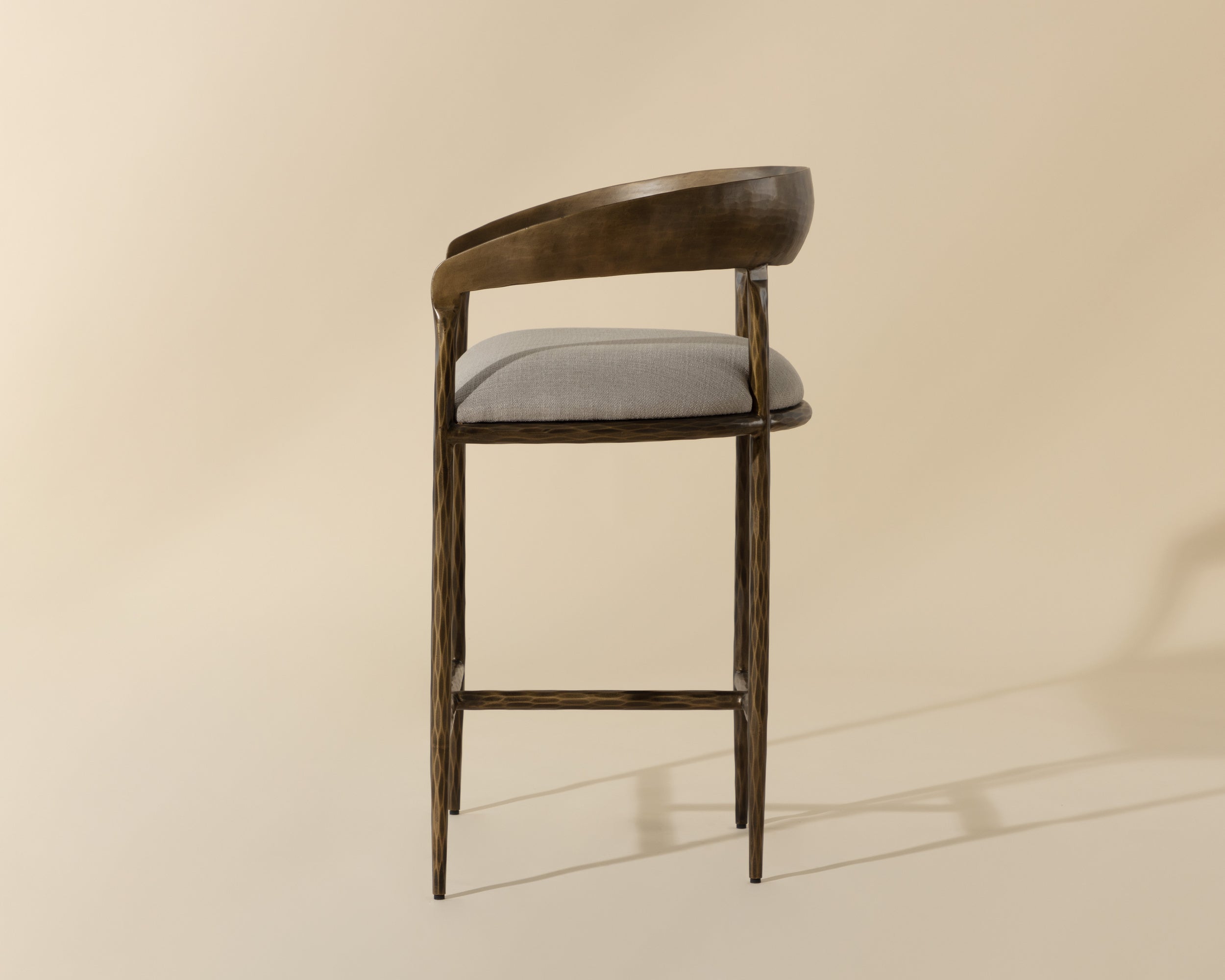 Zanatta Counter Stool - Zenith Taupe Grey