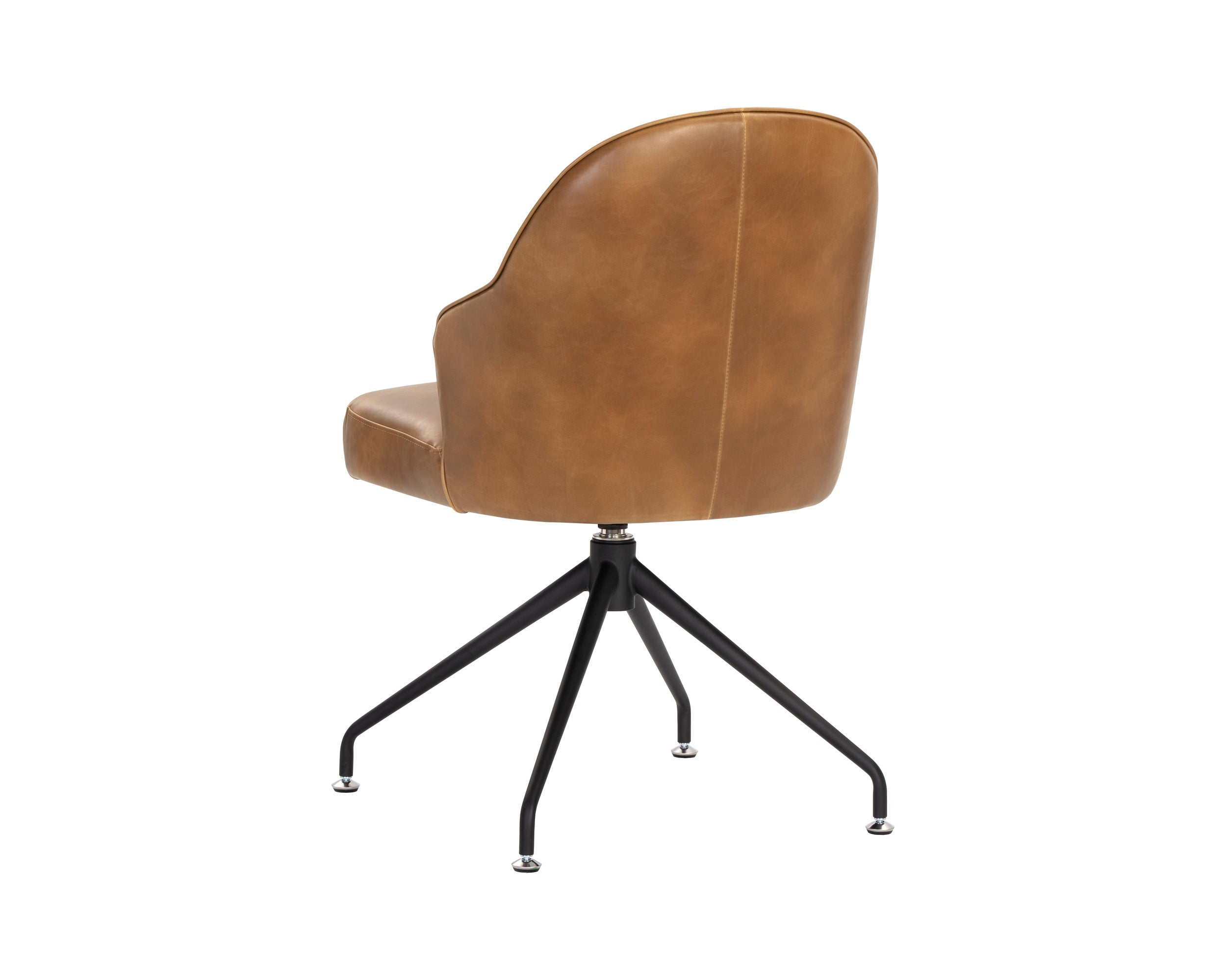 Bretta Swivel Dining Chair - Tobacco Tan