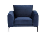 Virgo Armchair - Metropolis Blue