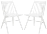 Safavieh Wren 19H Spindle Dining Chair (Set of 2), DCH1000 - White