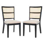 Safavieh Toril Dining Chair (Set of 2) , DCH1013 - Black / White / Natural