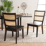 Safavieh Toril Dining Chair (Set of 2) , DCH1013 - Black / Natural