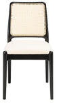 Safavieh Reinhardt Rattan Dining Chair, DCH8800 - White / Black