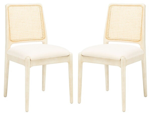 Safavieh Reinhardt Rattan Dining Chair, DCH8800 - White / Ivory