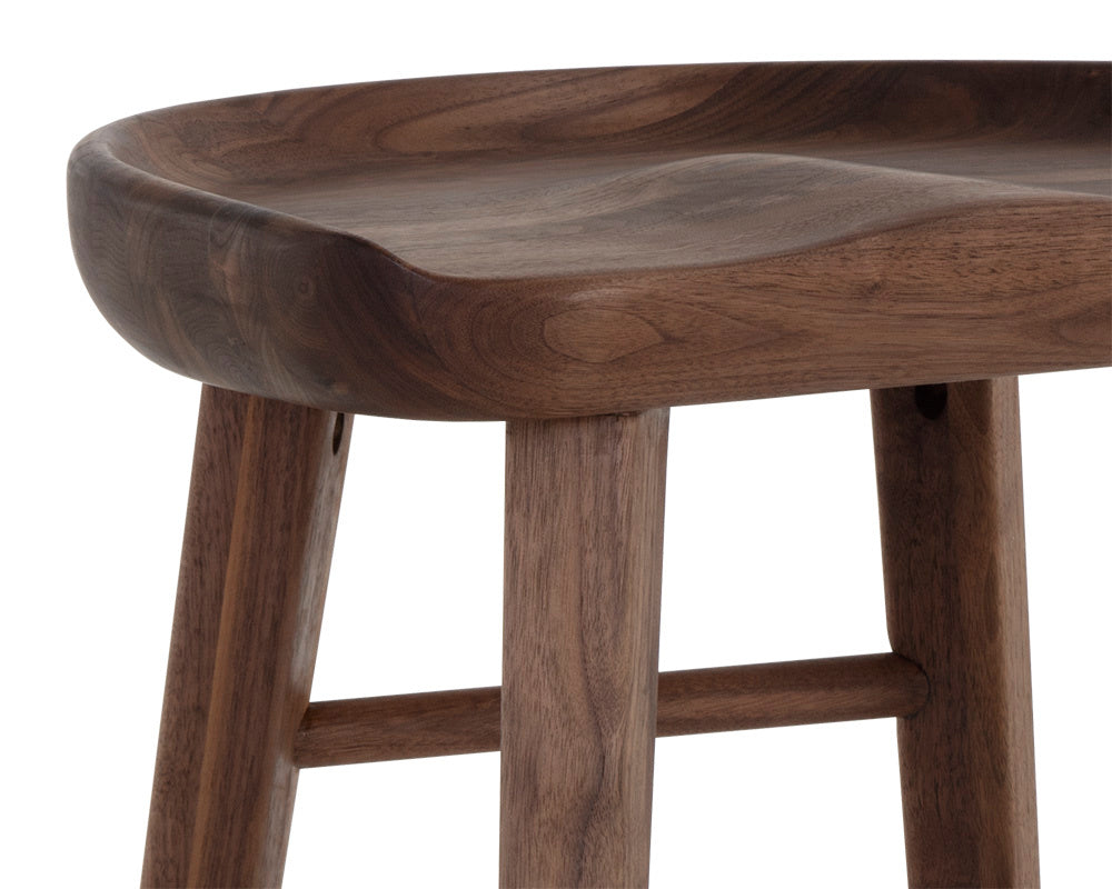 Dominic Counter Stool - Walnut