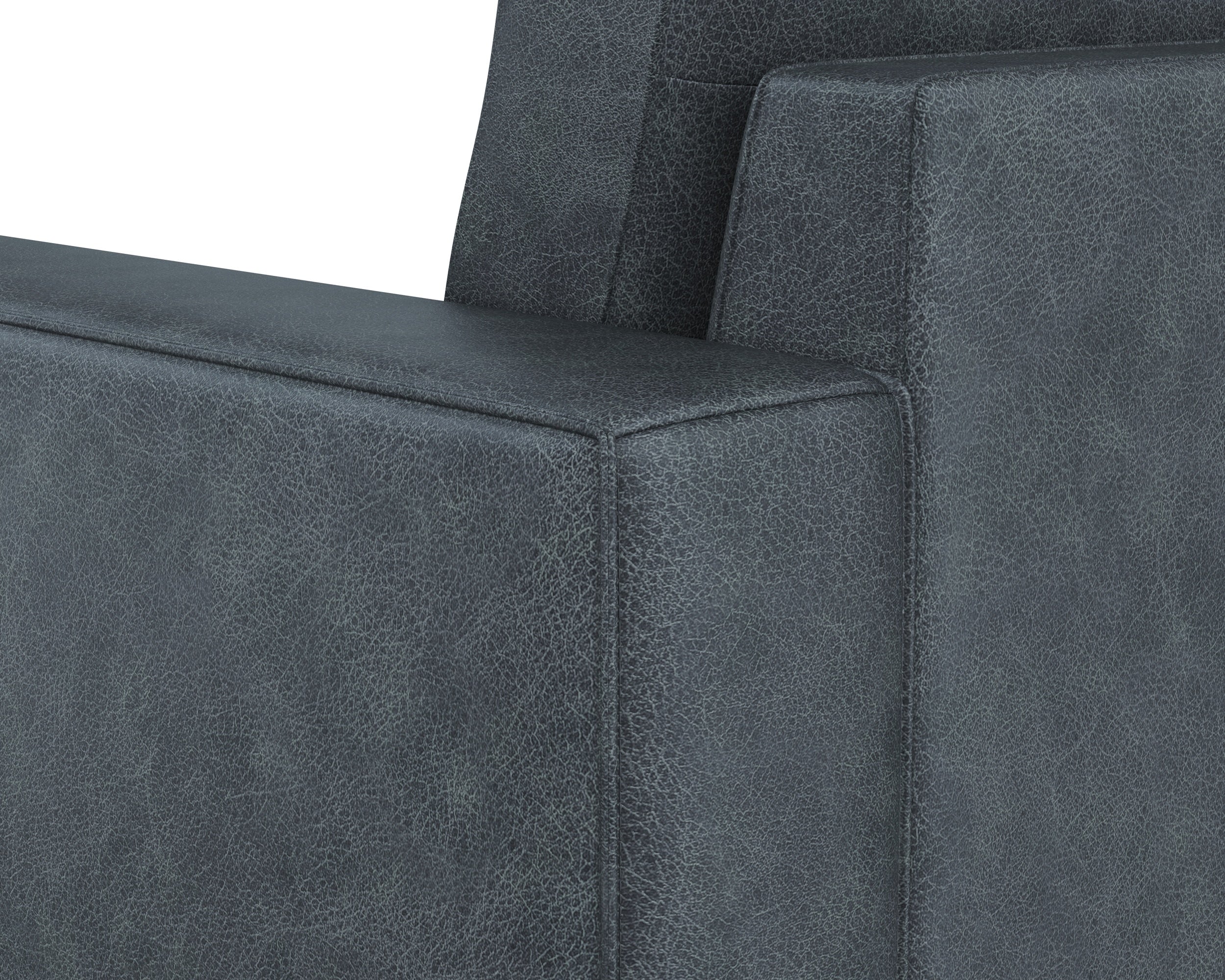 Davilo Sofa - Midnight Blue Leather