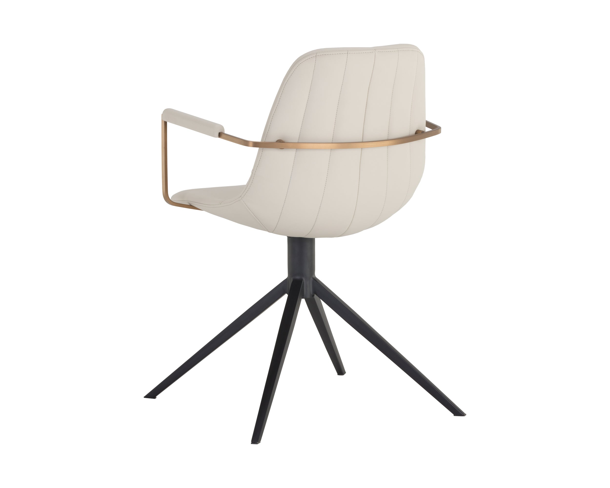 Cassius Swivel Dining Armchair - Dillon Cream