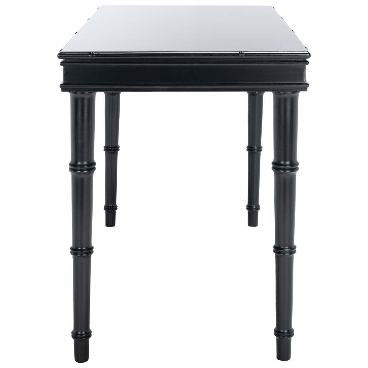 Safavieh Noely Single Drawer Writing Desk , DSK3500 - Black / Gold