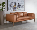 Burr Sofa - Behike Saddle Leather