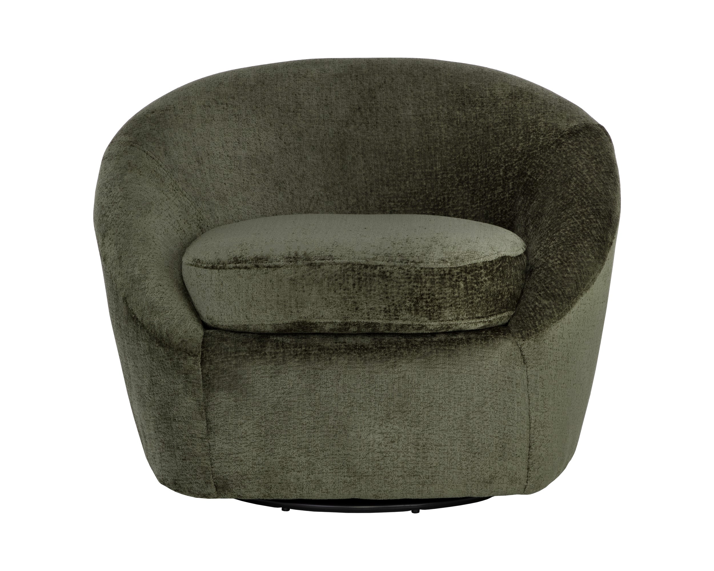 Bliss Swivel Lounge Chair - Bergen Olive