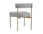 Seneca Dining Chair - Antique Brass  Arena Cement