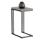 Sawyer End Table - Black  Grey