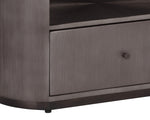 Siena Nightstand - Oval  Gunmetal