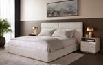 Beckham Bed - King  Chacha Cream