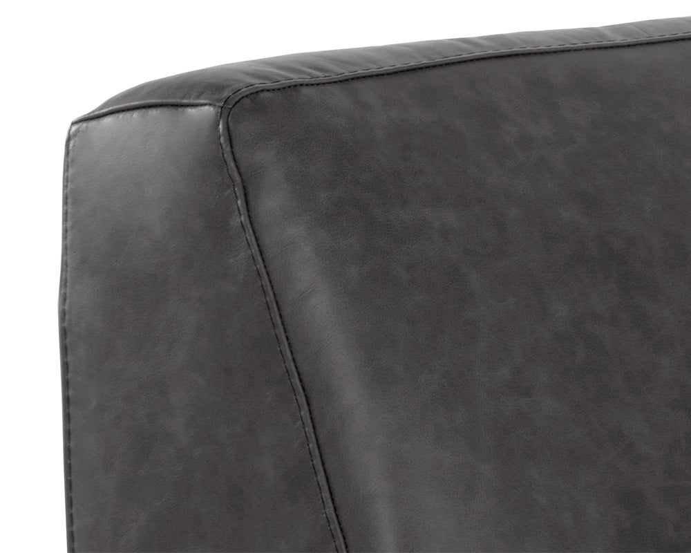 Watson Modular - Corner Chair  Marseille Black Leather