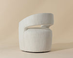 Lloret Wheeled Dining Armchair - Merino Pearl