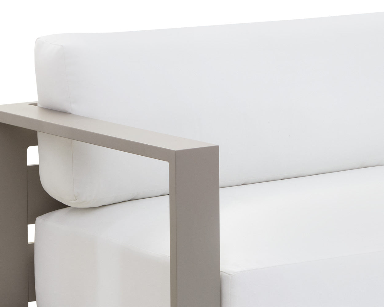 Tavira Sofa - Greige  Stinson White