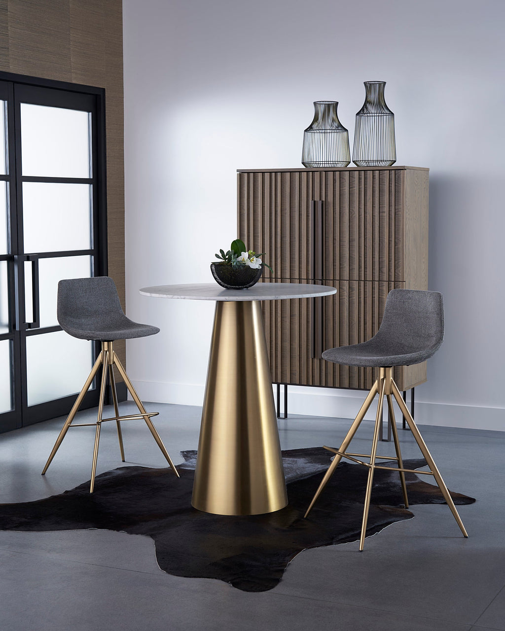 Damon Bar Table - Gold