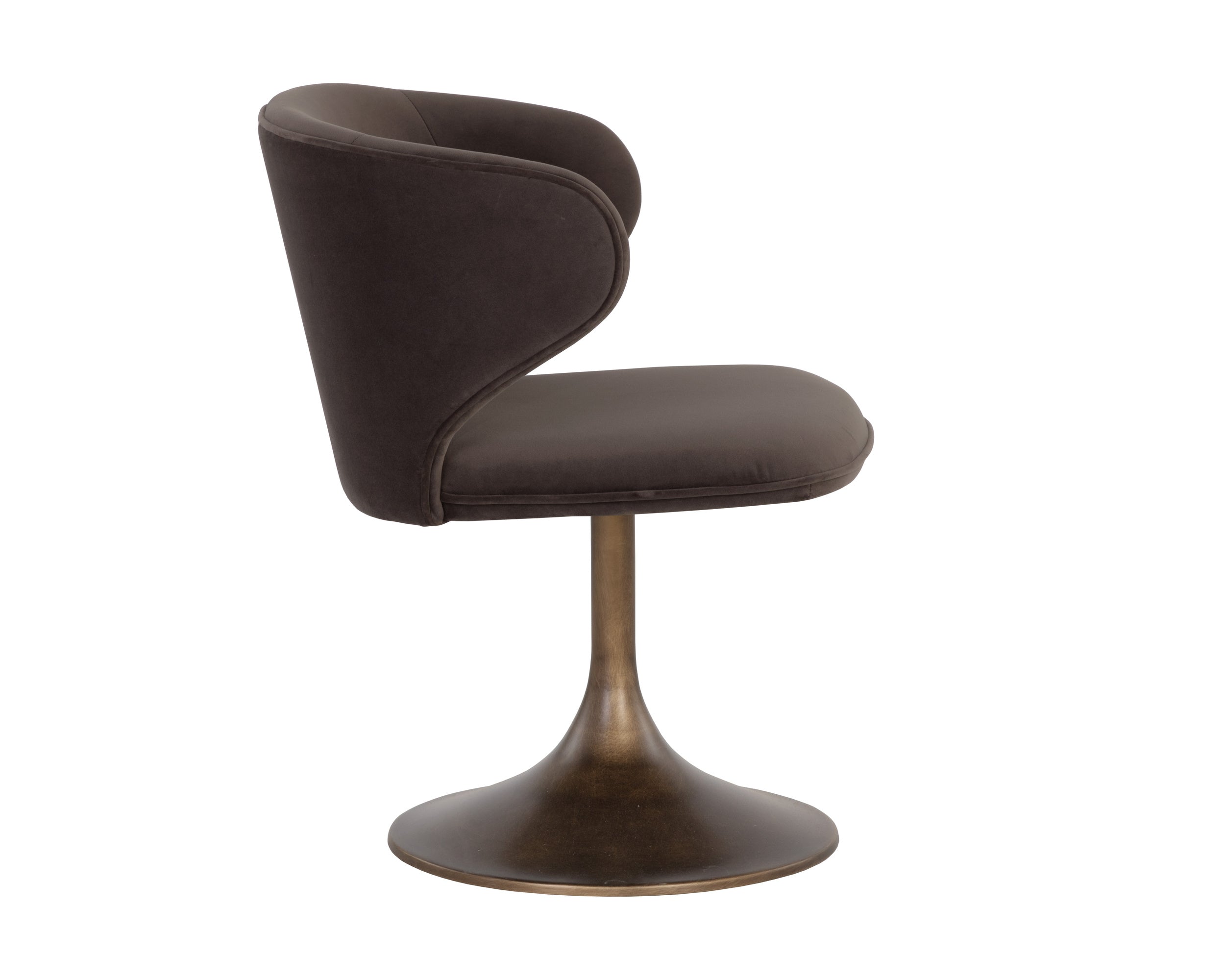 Simone Swivel Dining Chair - Meg Ash