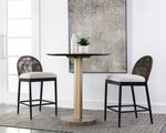 Calandri Counter Stool - Black  Louis Cream