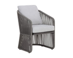 Allariz Dining Armchair - Warm Grey  Gracebay Light Grey