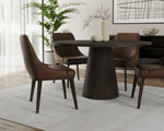 Jody Dining Chair - Missouri Mahogany Leather