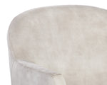 Casey Swivel Lounge Chair - Nono Cream