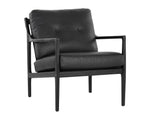 Gilmore Lounge Chair - Black  Black Leather