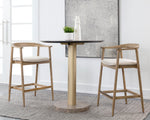 Jeremy Counter Stool - Weathered Oak  Dove Cream