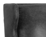 Virgil Lounge Chair - Marseille Black Leather