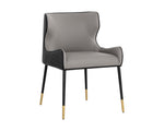 Gianni Dining Chair - Dillon Stratus / Dillon Black