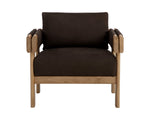 Carmichael Lounge Chair - Nubuck Cocoa Leather