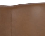 Trine Lounge Chair - Rustic Oak  Vintage Camel Leather