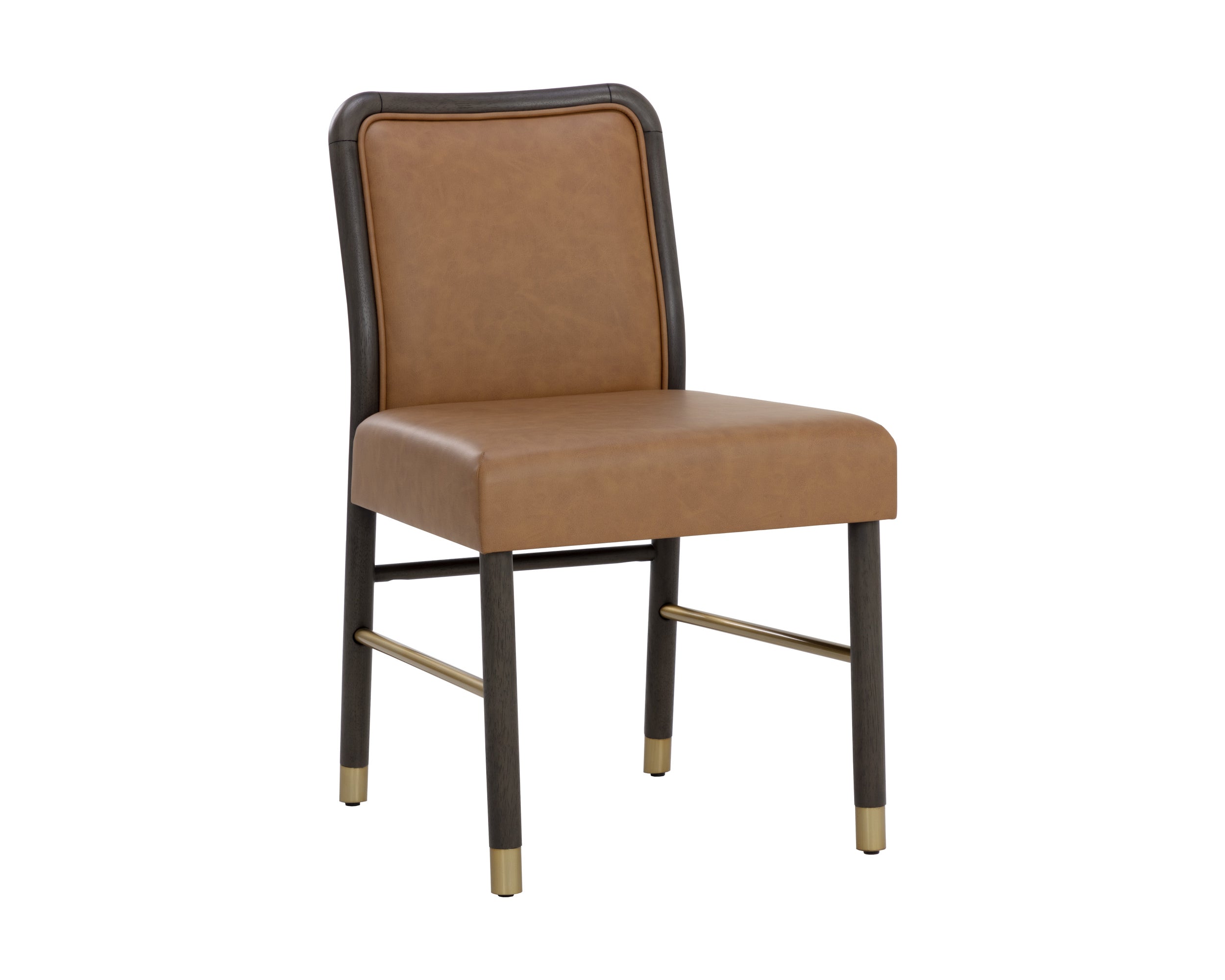 Jeno Dining Chair - Milliken Cognac