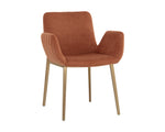 Lucano Dining Armchair - Belfast Rust