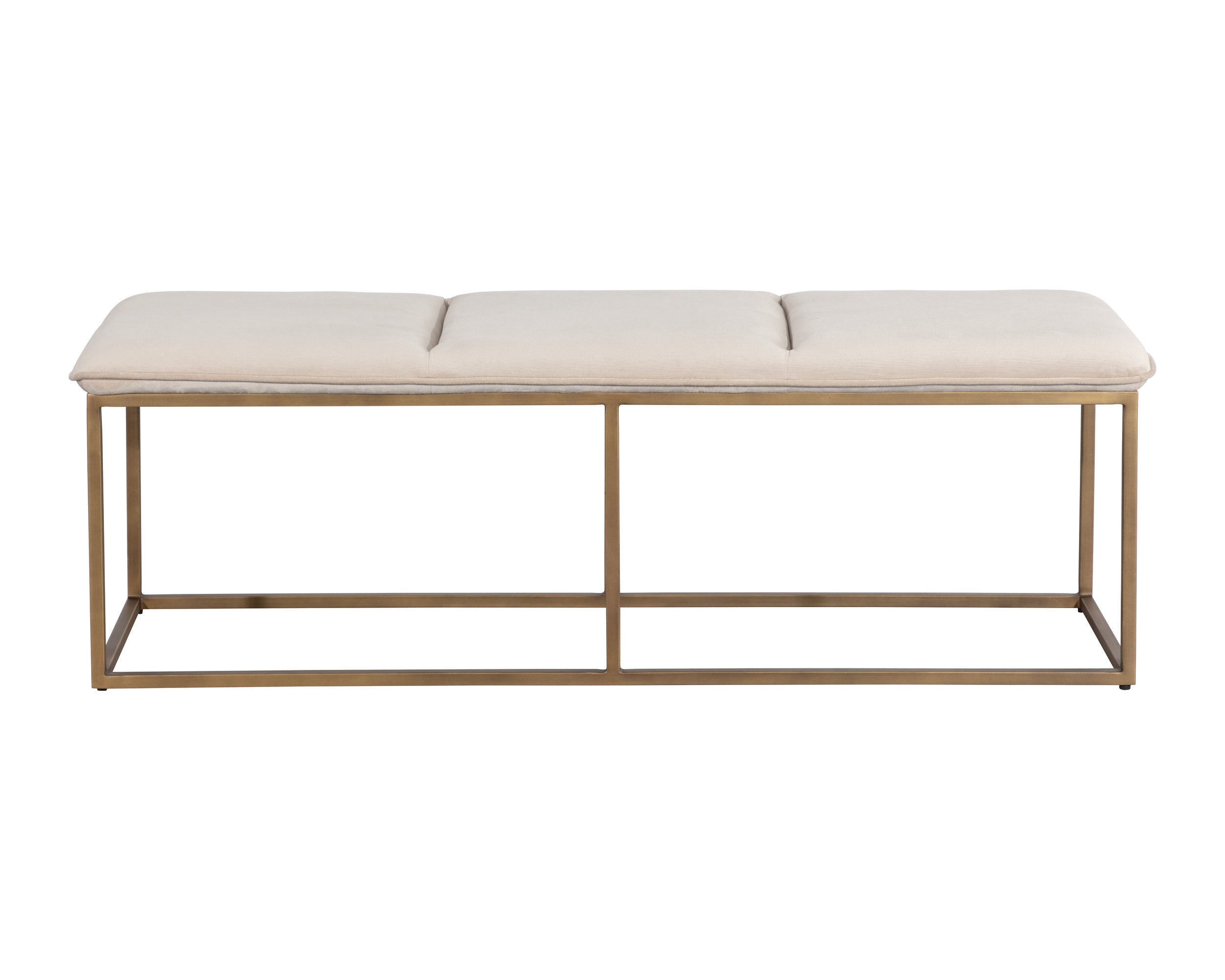 Alley Bench - Burnished Brass  Piccolo Prosecco