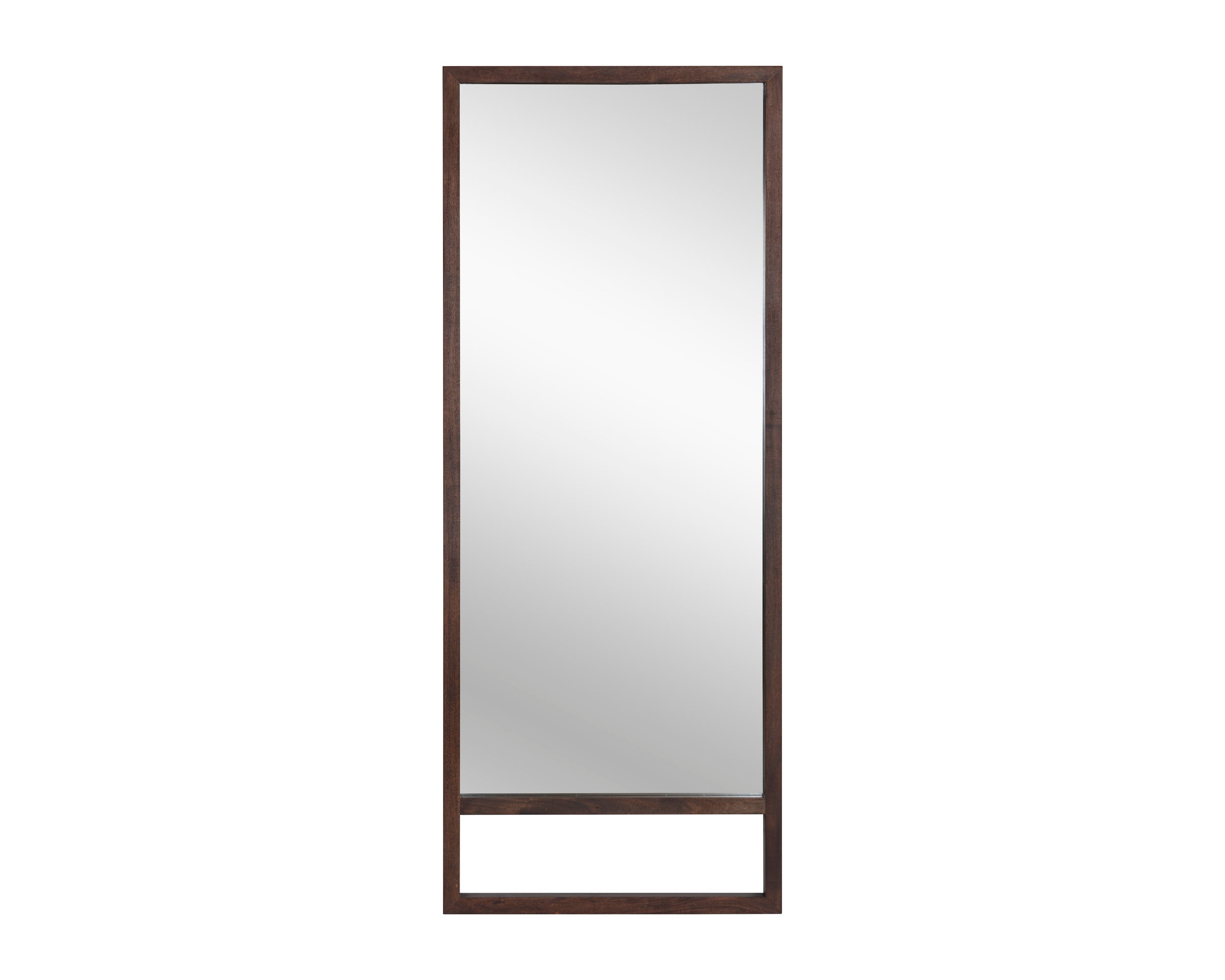 Bridgeport Floor Mirror - Dark Brown