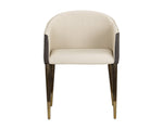 Kylin Dining Armchair - Dillon Cream / Bravo Ash