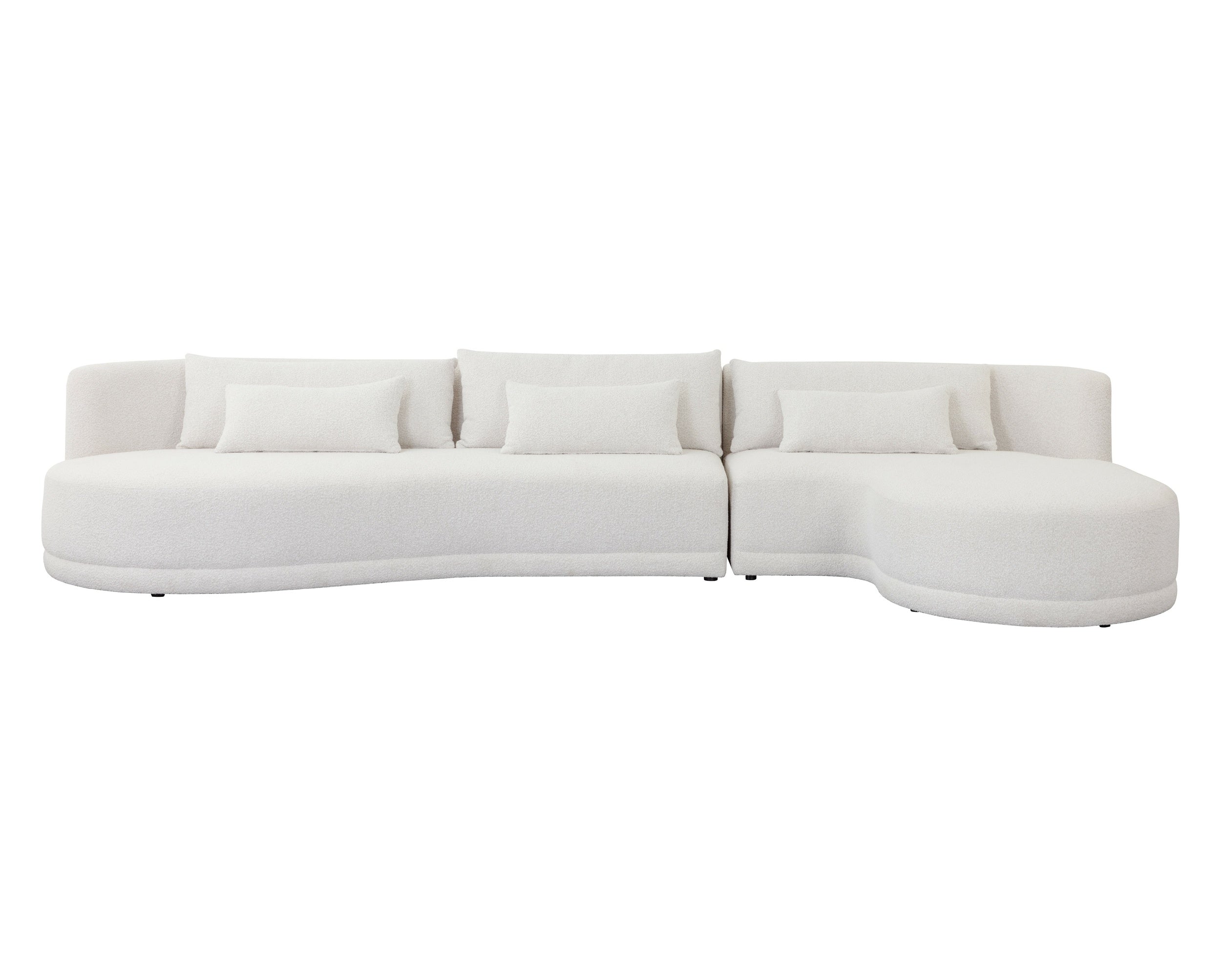 Laken Sofa Chaise - Raf  Copenhagen White