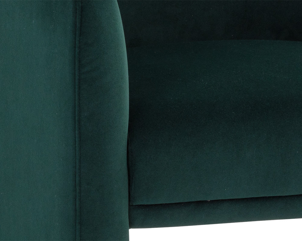 Jaime Lounge Chair - Meg Dark Emerald