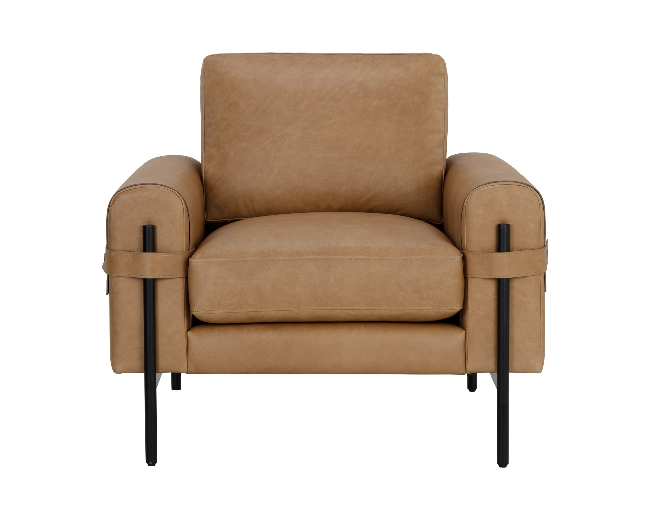 Camus Armchair - Ludlow Sesame Leather