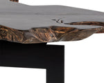 Wyatt Side Table - Black / Dark Brown