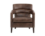 Bloor Lounge Chair - Havana Dark Brown